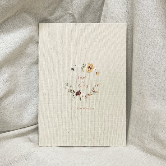 精緻書約-花圈雙噴-無需編輯